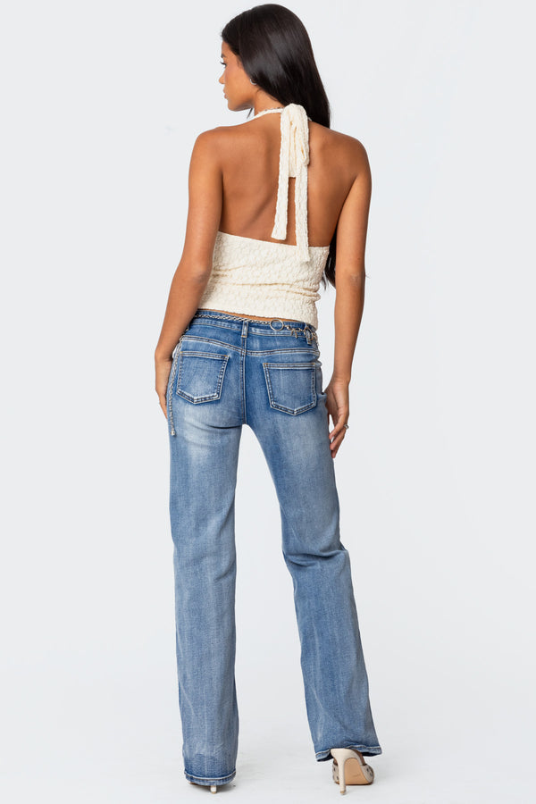 Willow Textured Halter Top view 2