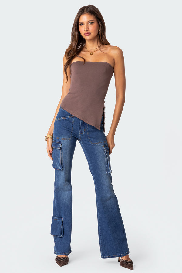 Silvia Asymmetric Hem Top view 2