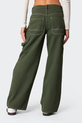 Brenda Low Rise Baggy Carpenter Jeans