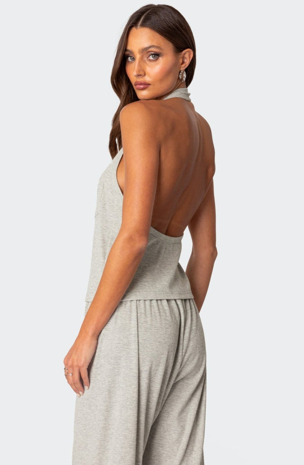 Elysa Waffle Pajama Top view 1