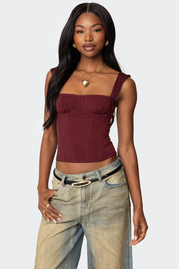 Marcella Wide Strap Corset view 1