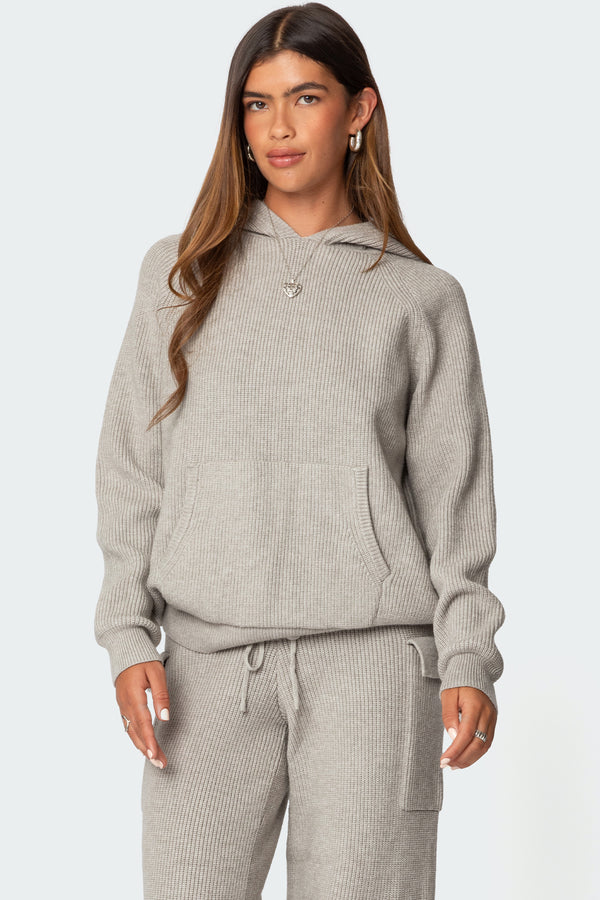 Wynter Oversized Knit Hoodie view 1