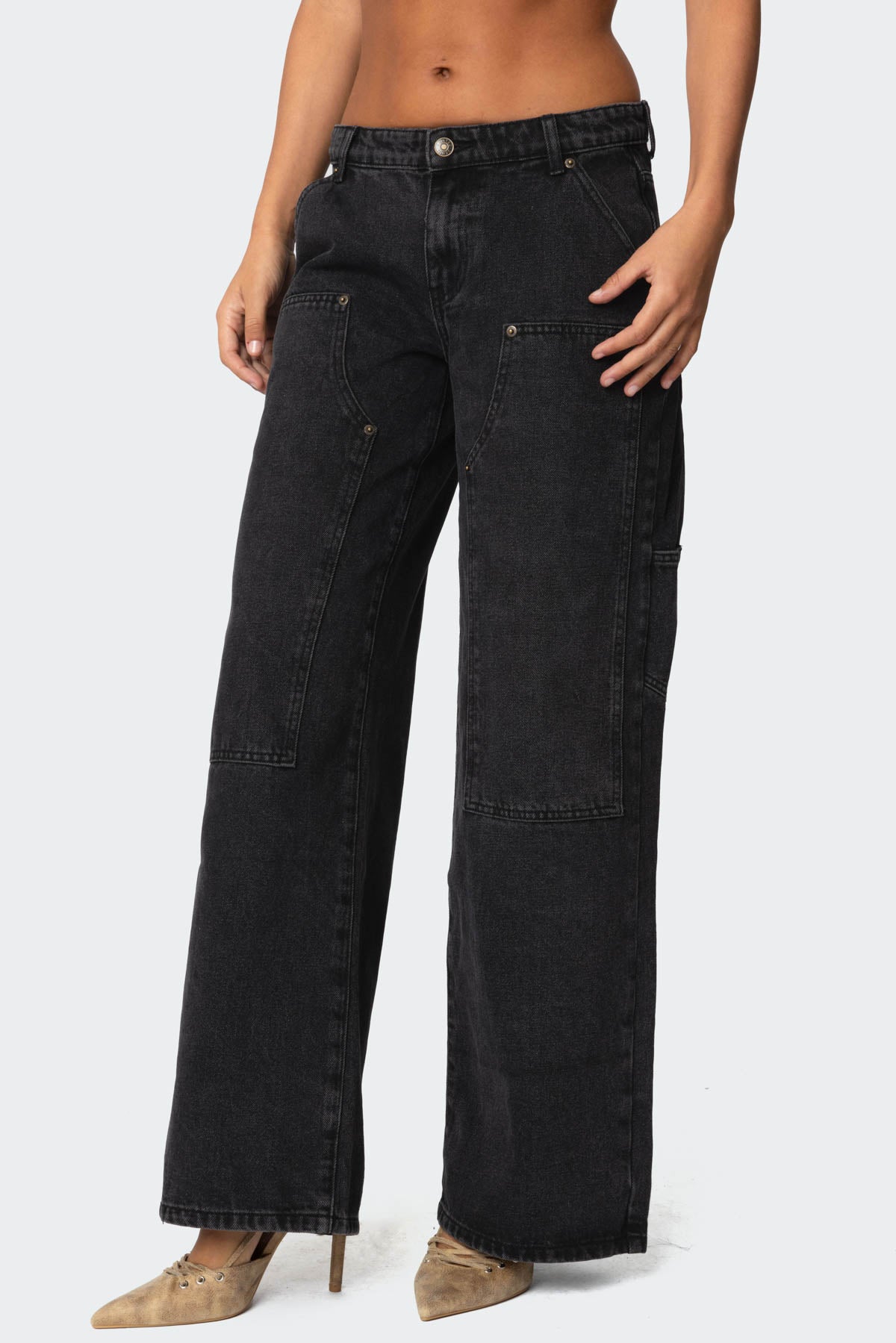 Ayla Low Rise Baggy Carpenter Jeans