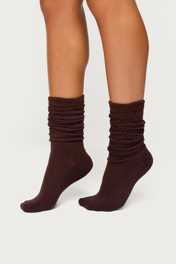 Slouchy Scrunch Socks view 1