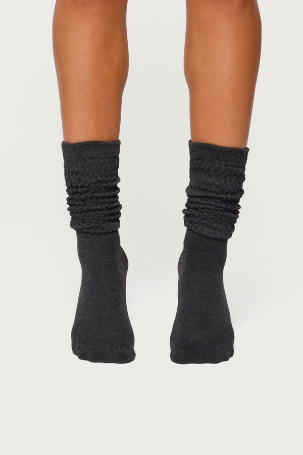 Slouchy Scrunch Socks view 2