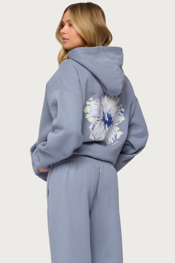 Tropical Bloom Hoodie view 1