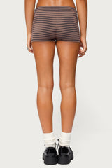 Lillian Striped Knit Shorts
