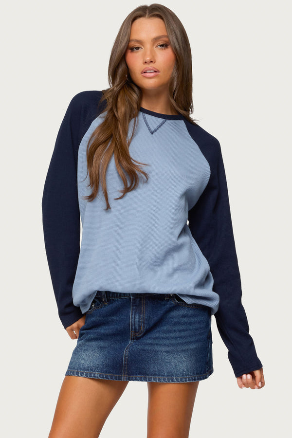 Me Time Oversized Waffle Top view 1