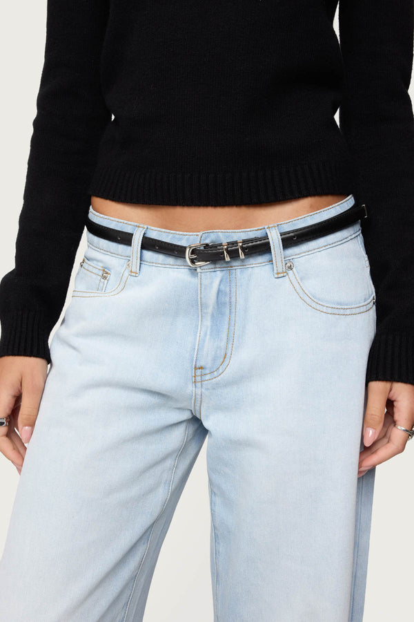 City Chic Faux Leather Belt view 1
