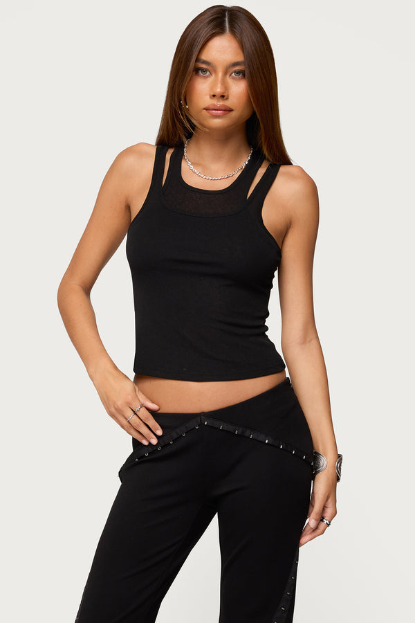 Sammy Layered Tank Top view 2