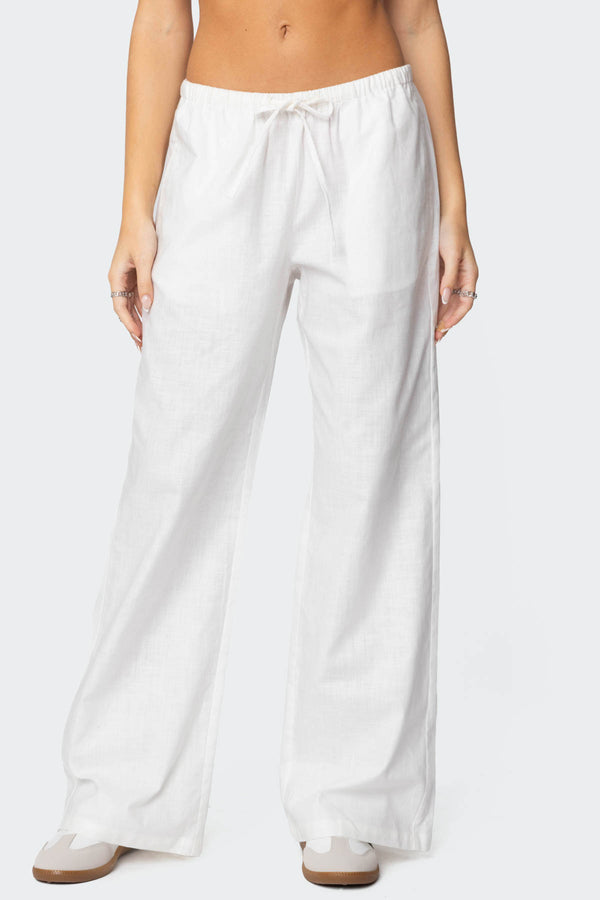 Alexa Linen Blend Pants view 2
