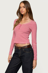 Jocelyn Striped Top
