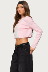 Jayne Split Front Knit Cardigan