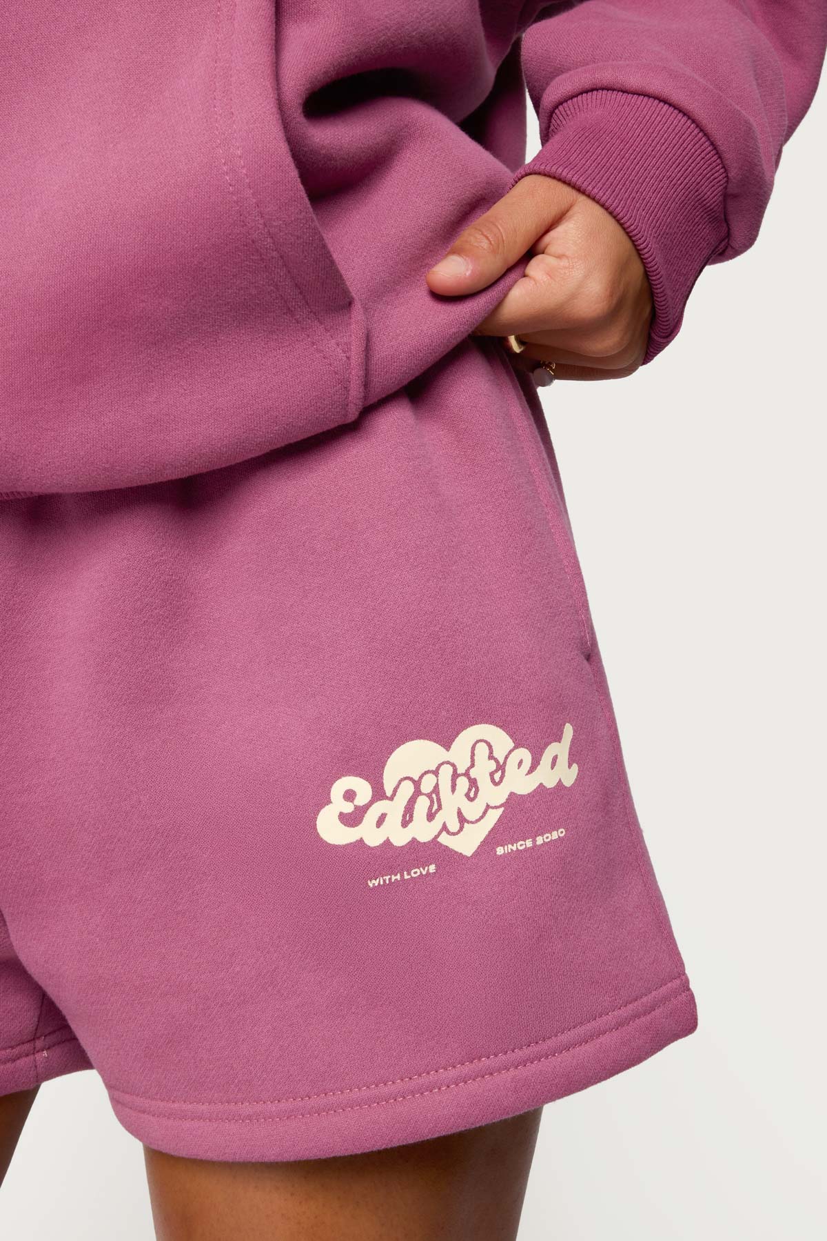 We're Edikted Sweat Shorts