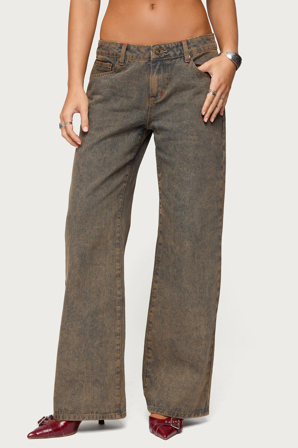 Ace Low Rise Baggy Jeans view 2