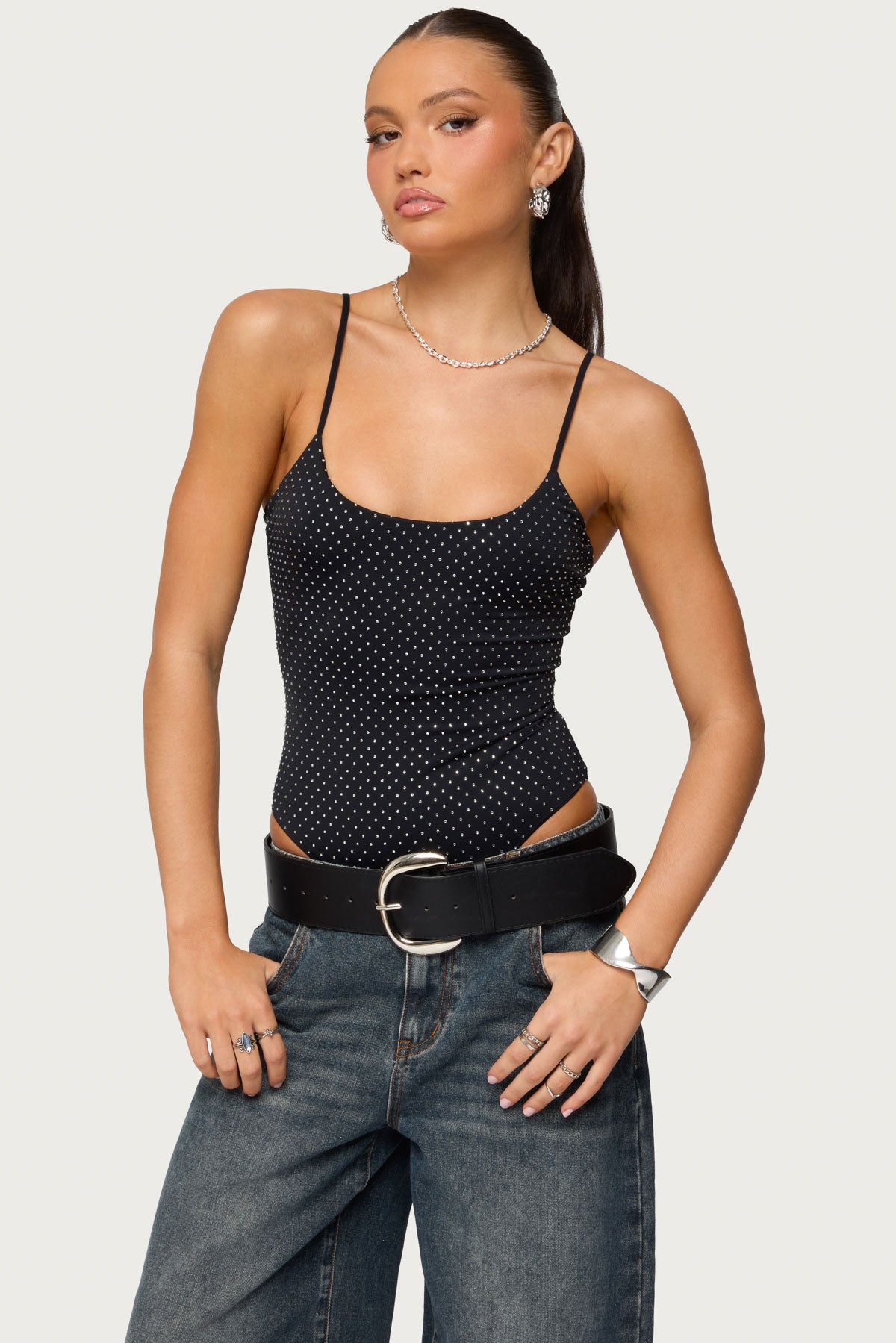 Georgey Rhinestone Bodysuit