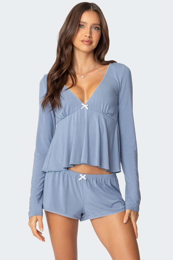 Kimia Babydoll Top view 1
