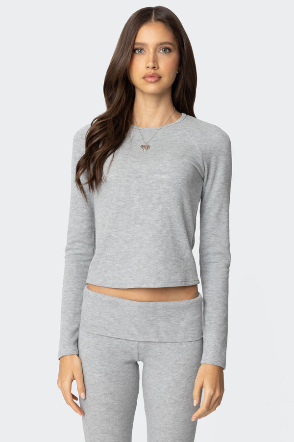 Sab Waffle Knit Top view 1