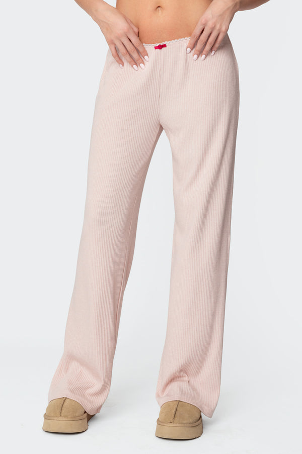 Roselle Ribbed Pants view 2