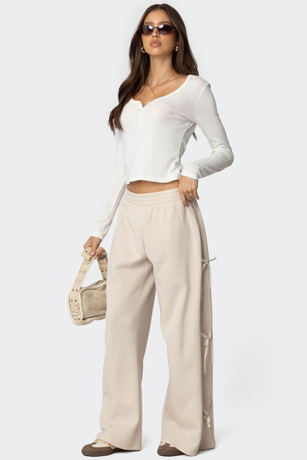 Claudette Baggy Ribbon Sweatpants view 1