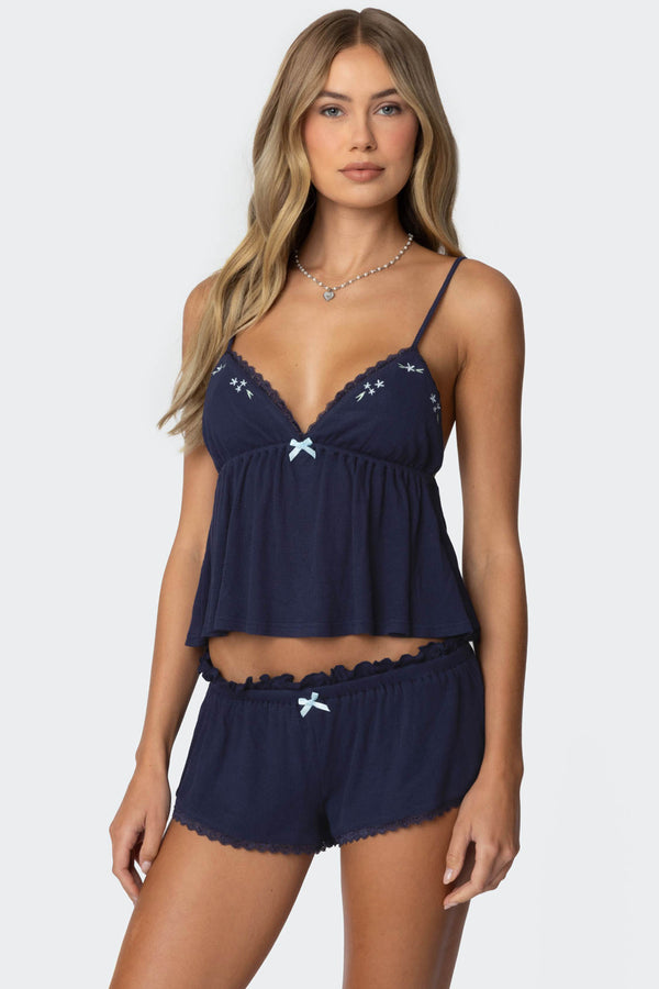 Dream Babydoll Waffle Tank Top view 1