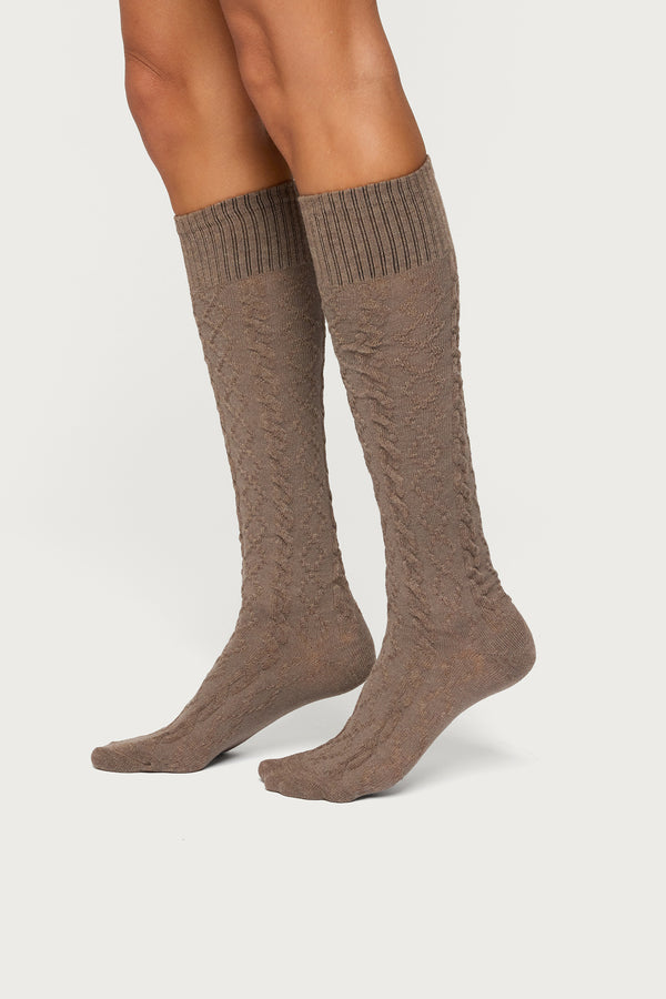 Cable Knit Socks view 2
