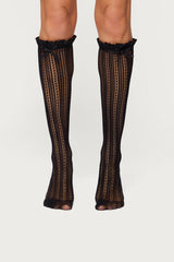 Sheer Lace Socks