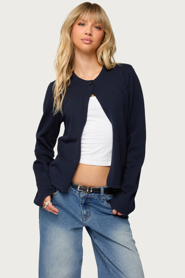 Jenie Split Front Knit Cardigan view 1