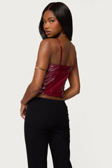 Carmie Vinyl Tank Top