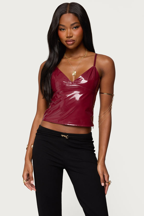 Carmie Vinyl Tank Top view 1