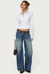 Laurna Tailored Button Up Shirt