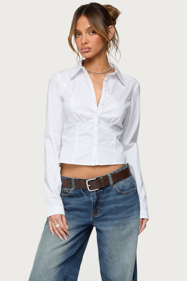 Laurna Tailored Button Up Shirt view 2
