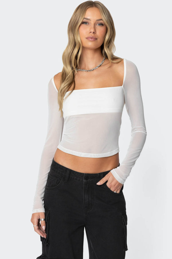 Marta Mesh Top view 1