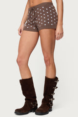 Kenny Polka Dot Knit Shorts