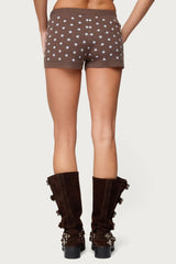 Kenny Polka Dot Knit Shorts