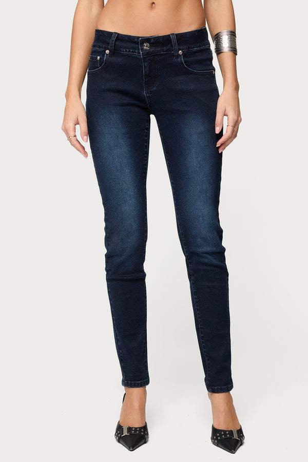 Eloise Low Rise Skinny Jeans view 2