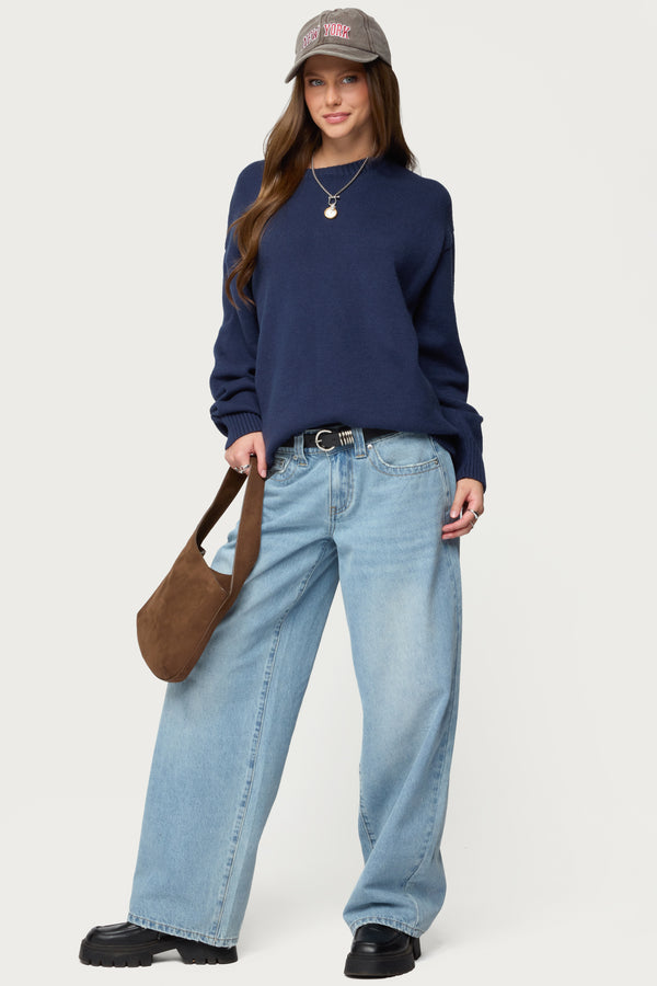 Priscila Oversized Crewneck Sweater view 2