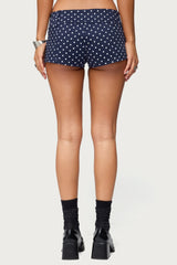 Twyla Polka Dot Stretch Shorts