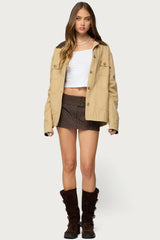 Lorna Pinstripe Mini Skort