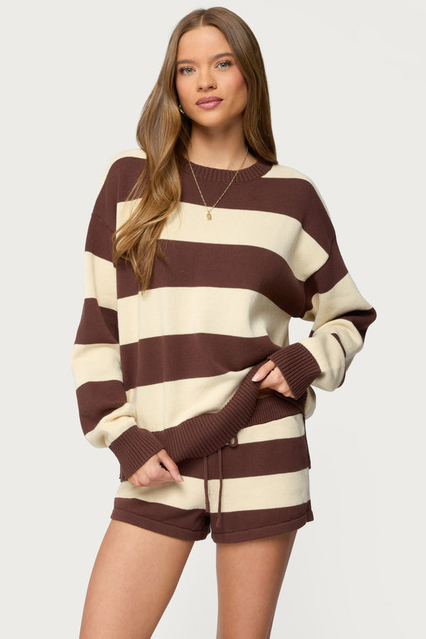 Riley Oversized Striped Sweater view 2