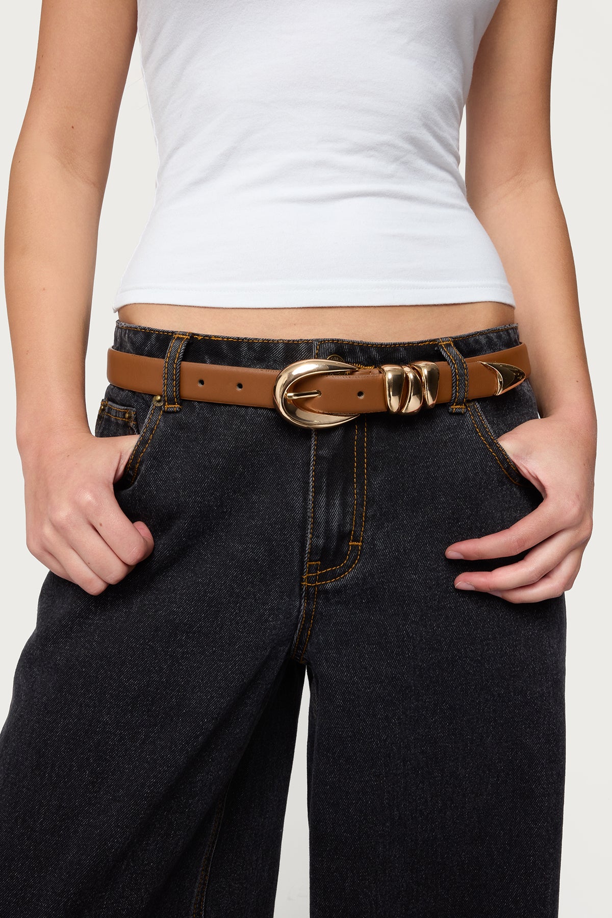 Venus Faux Leather Belt