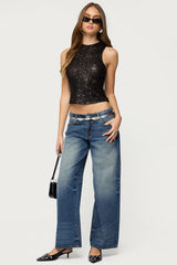 Alexander Sequin Top
