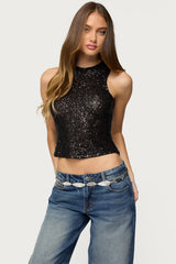 Alexander Sequin Top