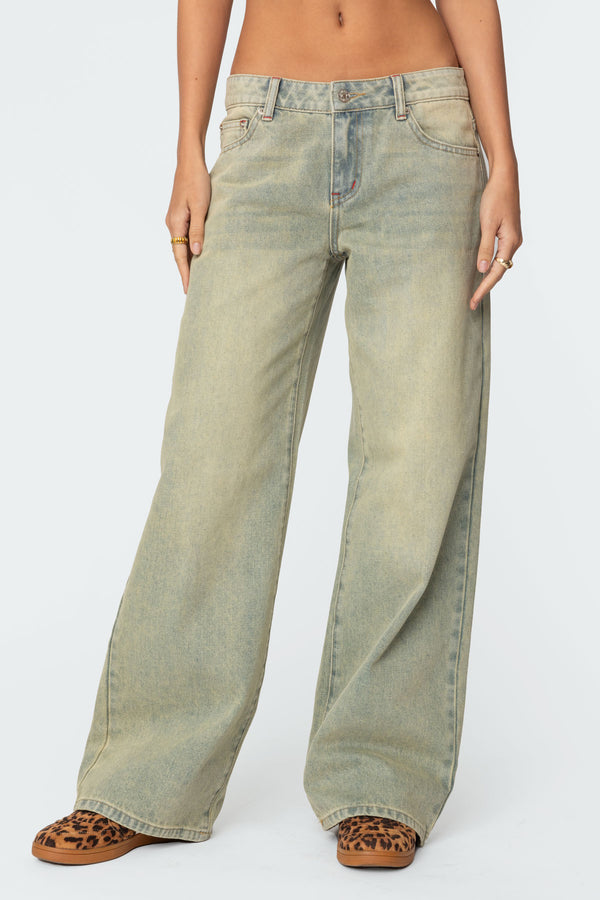 Ace Low Rise Baggy Jeans view 2