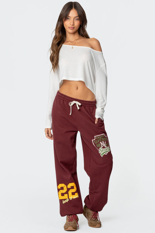 Cropped Off Shoulder Top view 2