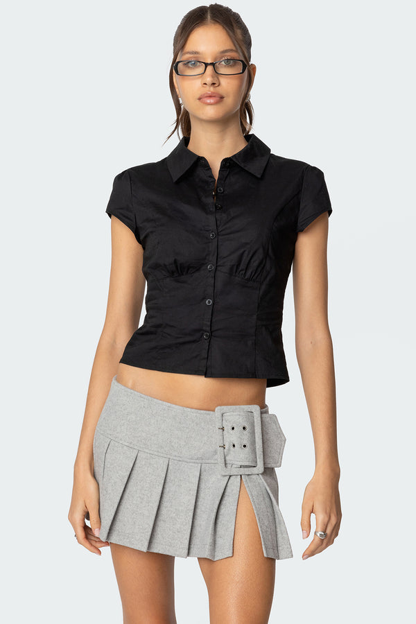 Massie Tailored Button Up Shirt view 1
