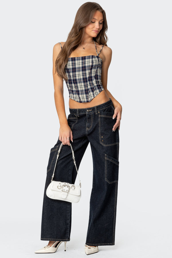 Leon Plaid Corset view 2