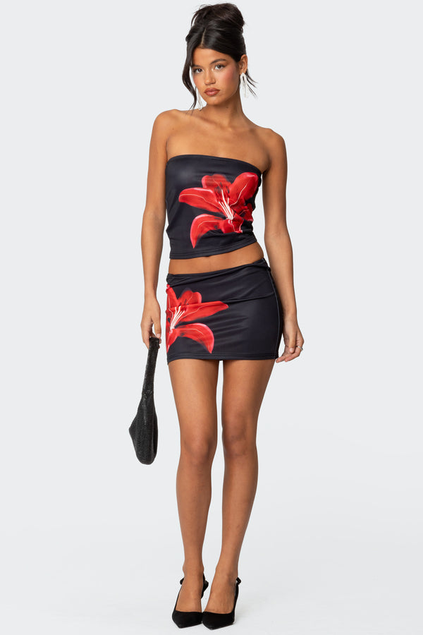 Tiger Blossom Tube Top view 2