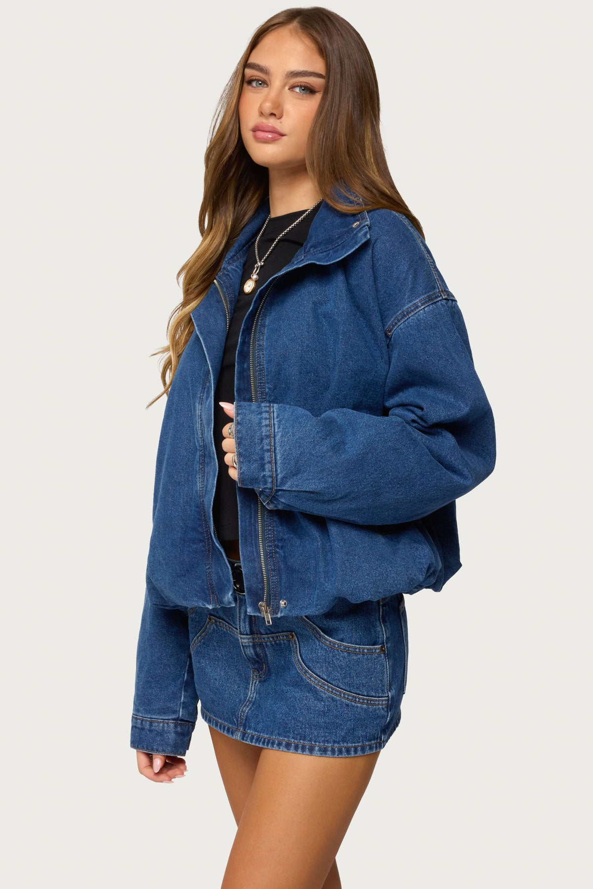 Hilary Oversized Denim Coat