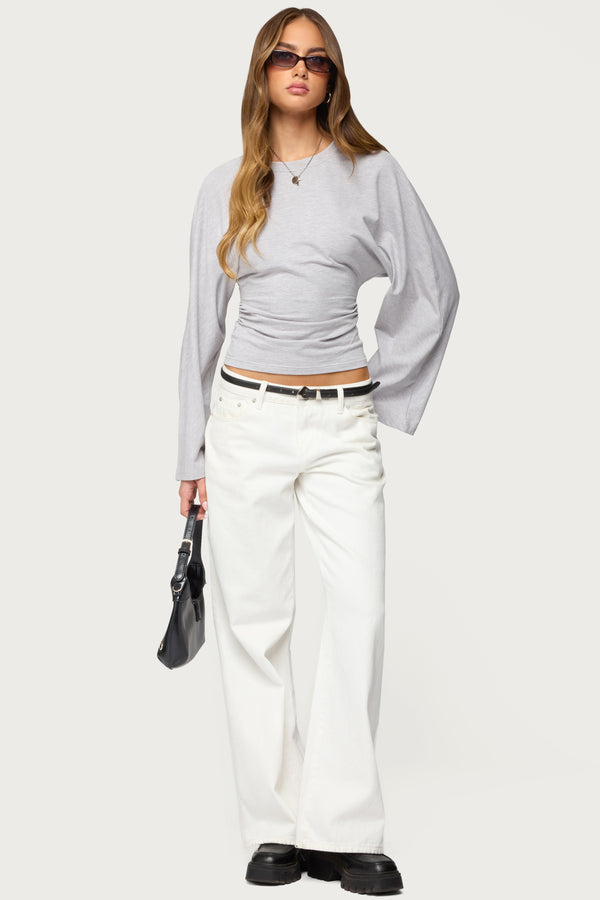 Charlisa Cinched Waist Top view 2
